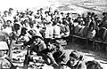 Members of the Yiftach Brigade celebrating the establishment of Harel