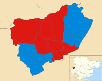 2023 results map