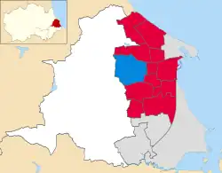2011 results map