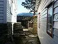 Havretunet between the houses