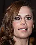 Color photograph of Hayley Atwell in 2015
