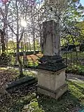 Headstone 28 metres south of chancel