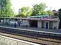 Original station building on Platform 1, November 2006, prior to demolition