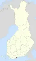 Helsinki sijainti Suomi