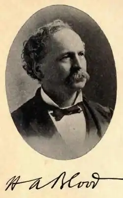 Henry Ames Blood, from the frontispiece of Selected Poems of Henry Ames Blood (1901)