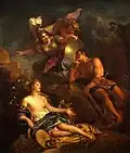 Hercule entre la Volupté et la Vertu (Hercules Between Voluptuousness and Virtue), Charles de La Fosse, musée de Nevers