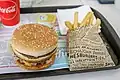 Hesburger hamburger and fries