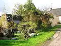 The Hessilhead Saw Mill ruins.