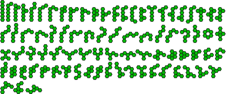 The 82 Hexahexes