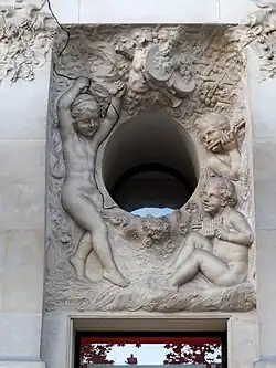 La Danse (1898), facade of the Hôtel Élysée Palace [fr], Paris, Champs-Élysées