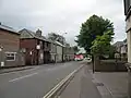 View down Hollybush Row towards Oxpens Road.