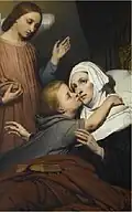 Unknown name artwork by Scheffer, circa 1852–1858.