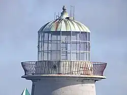 Detail of the lantern room in 2013