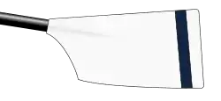 Image showing the rowing club's blade colours
