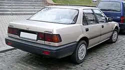 Rear view of Accord EX sedan (Europe)
