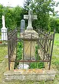 The grave of J. I. Stavrovskij at the cemetery in Čertižné