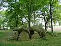 Dolmen D29 with D28 in the background