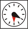 H-051 Place clock in dashboard (in case you can only park for one hour)