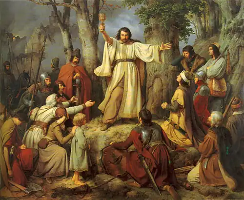 The Hussite Sermon, depicting Hussites