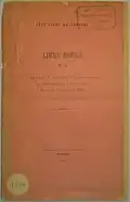 1903 "LIVRE ROUGE" by the government of Counani