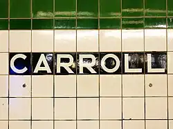 Tile caption