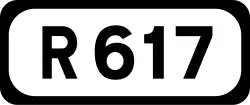 R617 road shield}}