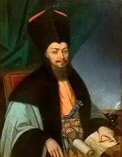 Ienăchiţă Văcărescu, portrait by Anton Chladek