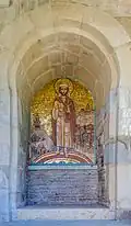 Small chapel with mosaic of Saint Abo.