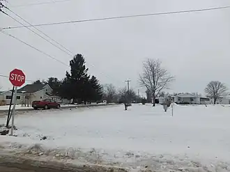 A snowed-over Ijamsville in December 2016.