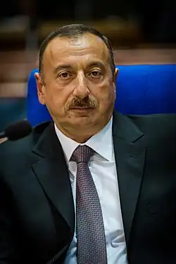 &nbsp;Azerbaijan Ilham Aliyev, President[2]