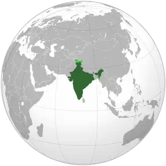 Location of India