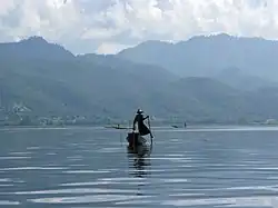 Inle Lake with its leg-rowing Intha people is a major tourist destination in Burma.