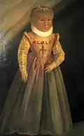 Madelene Gonsalvas portrait 1580 Ambras collection