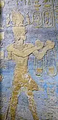 Taharqa in the Temple of Mut