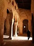Mozarabic arches in the Suso Monastery.
