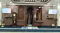 Qibla, with mihrab and minbar visible.
