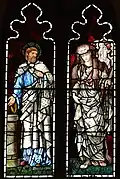 Left - St Paul, right - the Tiburtine Sybil. 1887.