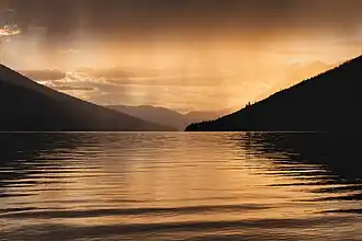 Isaac Lake before a storm