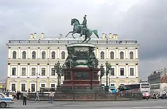 The monument to Nicholas I of Russia, modern view.