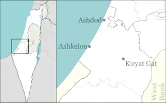 Bnei Darom is located in Ashkelon region of Israel
