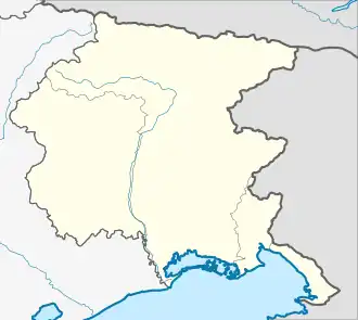 Gradisca d'Isonzo is located in Friuli-Venezia Giulia