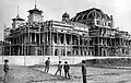 The theater during its construction in 1894