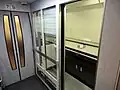 Smoking compartment in car 7 in May 2012
