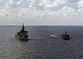 JS Bungo and JS Yaeyama on 7 June 2001.