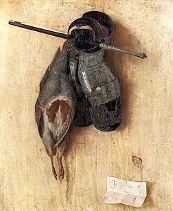 Jacopo de' Barbari 1440–before 1516, Still-Life with Partridge and Gauntlets, 1504