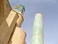 A restored minaret in 2010