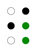 ⠺ (braille pattern dots-2456)