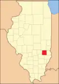 Jasper County at the time of its creation in 1831