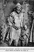 Devotee in foreign dress (Indo-Scythian)