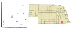 Location of Reynolds, Nebraska